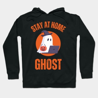 Stay at home ghost - remote work Halloween. Hoodie